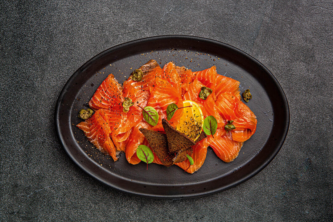 Слабосоленый лосось