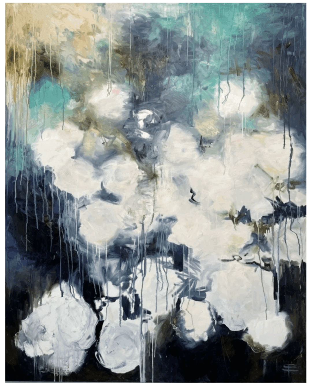 Елена Воронова, "Иллюзия 15. Цветущее поле в сумерках", 2024