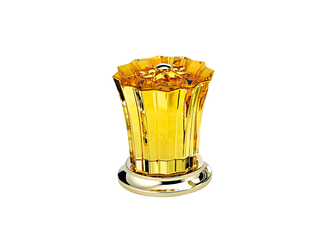 Ручка смесителя в оттенке champagne crystal и «звездчатой» огранке хрусталя Baccarat