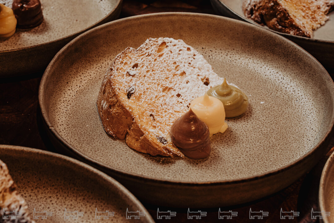 Панеттоне с оливковым маслом и итальянским заварным кремом