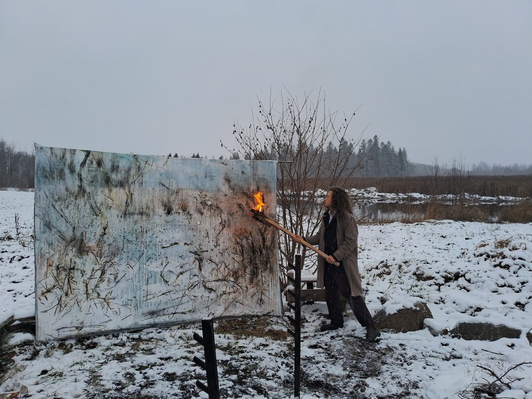 Иван Смирнов за работой