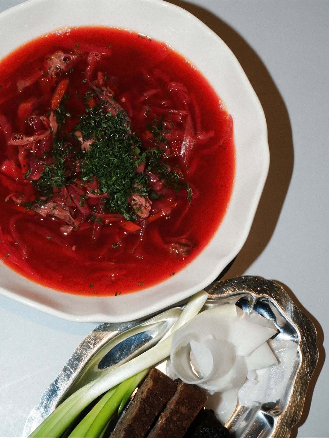 Борщ в Ruby cafe