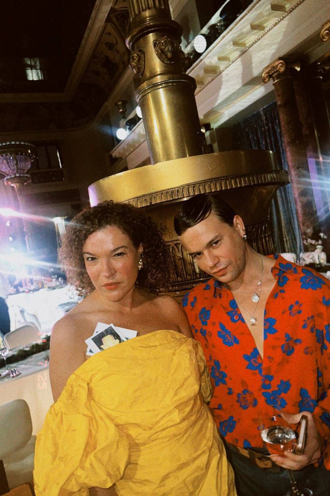 Кирилл Шаповалов, Ксения Гощицкая. на свадьбе Марии Миногаровой и Александра Горчилина. Фото: главред Собака.ru Яна Милорадовская