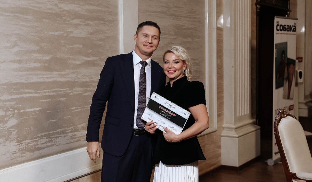 Елена Лис и Дмитрий Гришунин, заместитель министра — начальник управления по регулированию потребительского рынка и сферы услуг