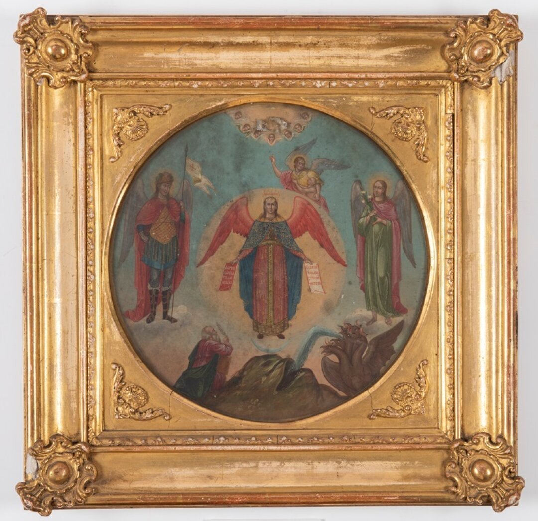 Икона Премудрость Божия. Россия. XIX век