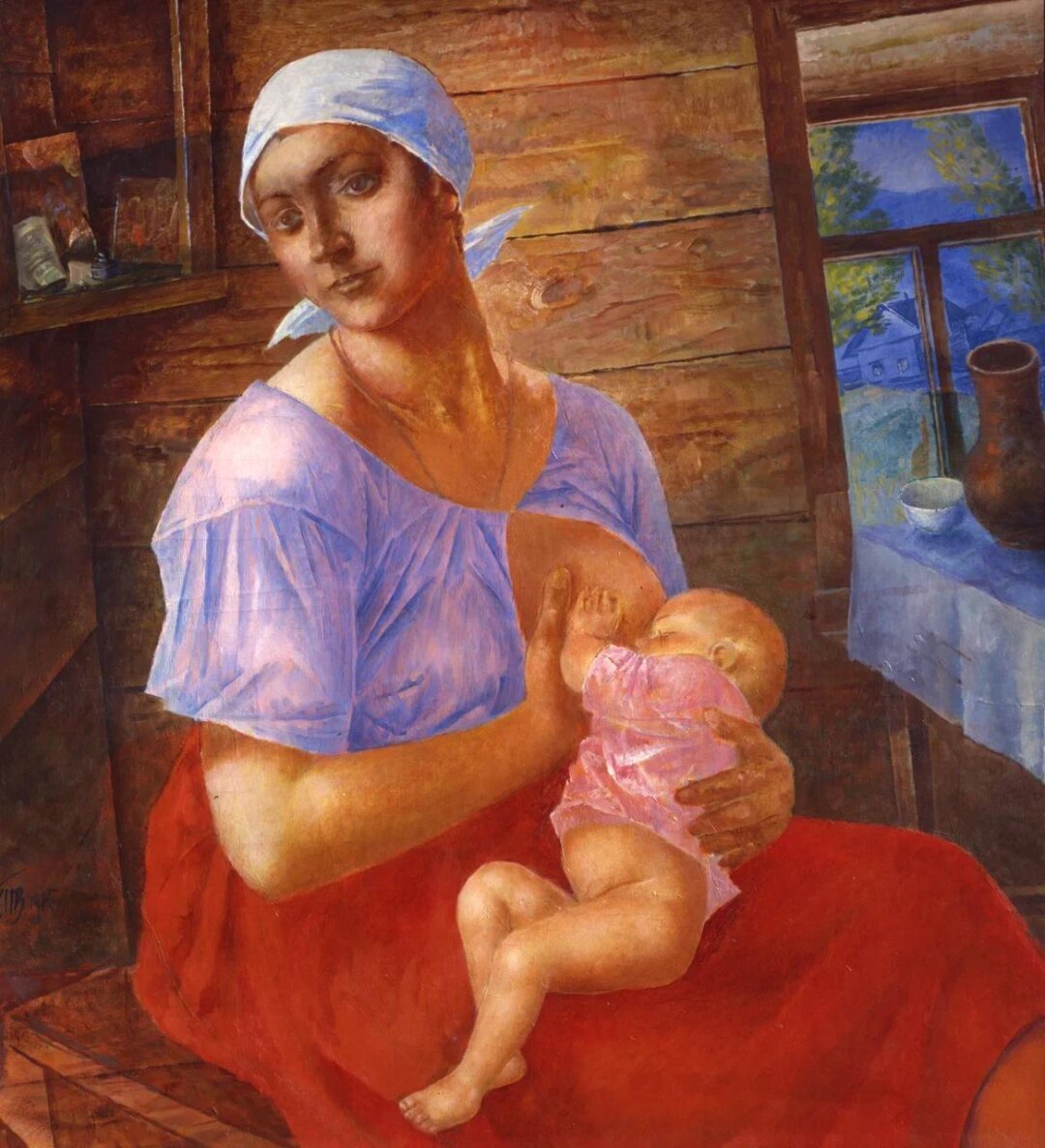 Кузьма Петров-Водкин, вариант картины "Мать", 1915