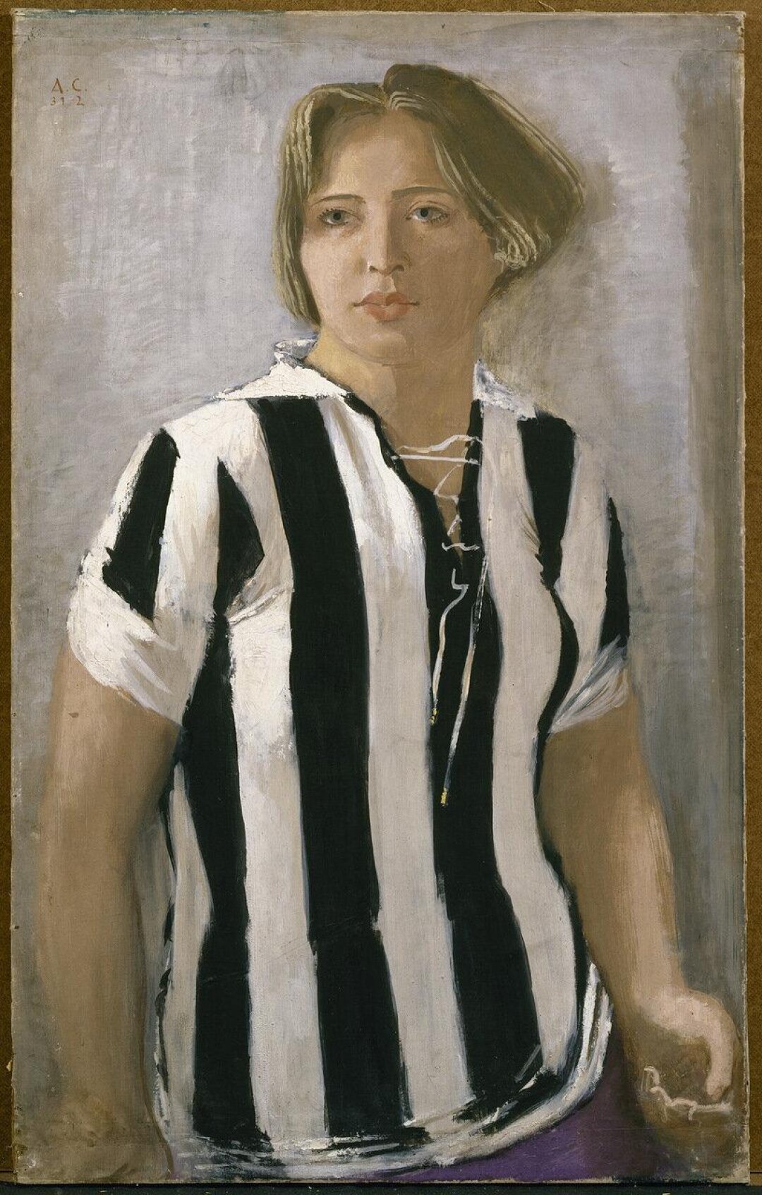 Александр Самохвалов, "Девушка в футболке", 1931