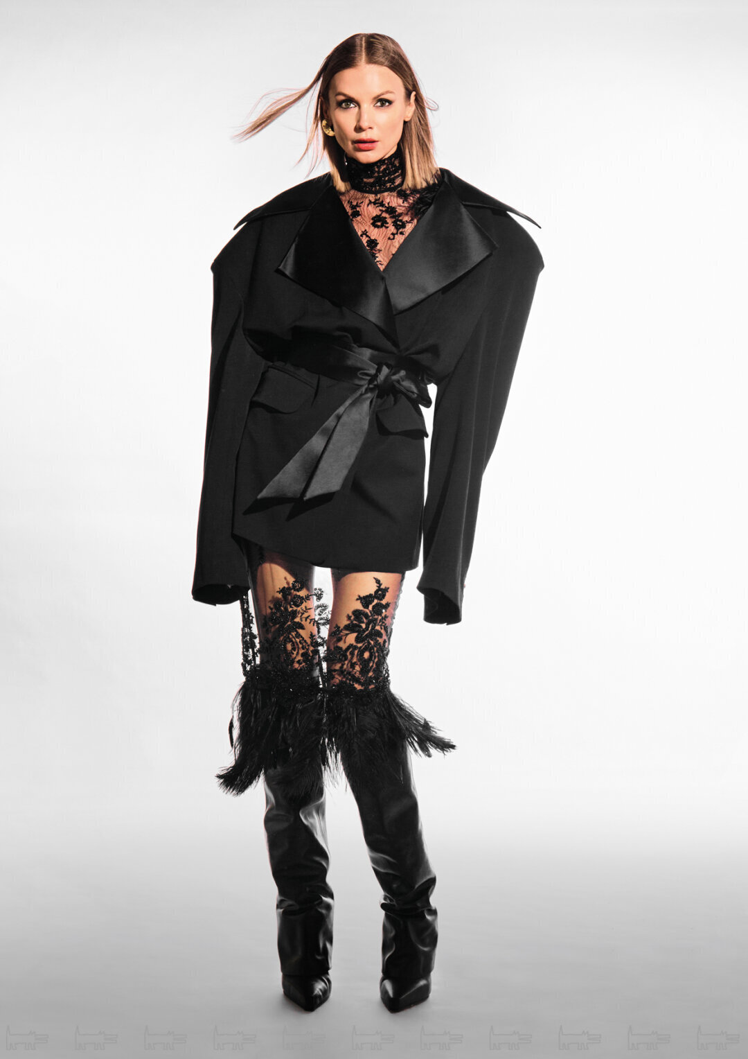 Юлия Матвиенко. в тотал-луке Ranevsky