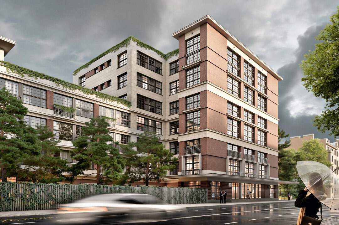 Квартал Avant на Пионерской улице в теснейшем соседстве с историческими корпусами трикотажной фабрики «Красное знамя» спроектирован по принципу «город