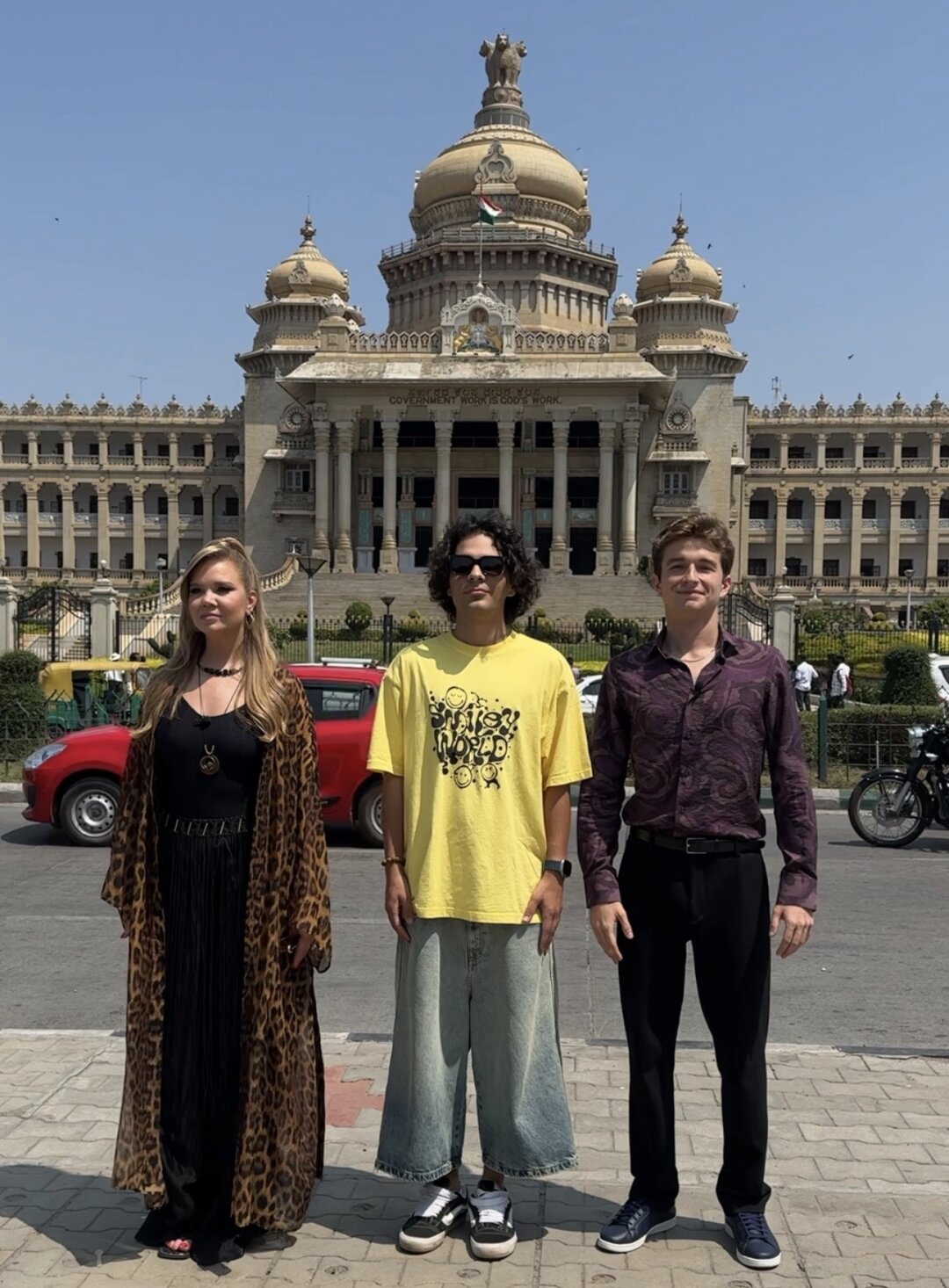 Алла Михеева, Вова Капри и Лоренцо Баньяти в Индии