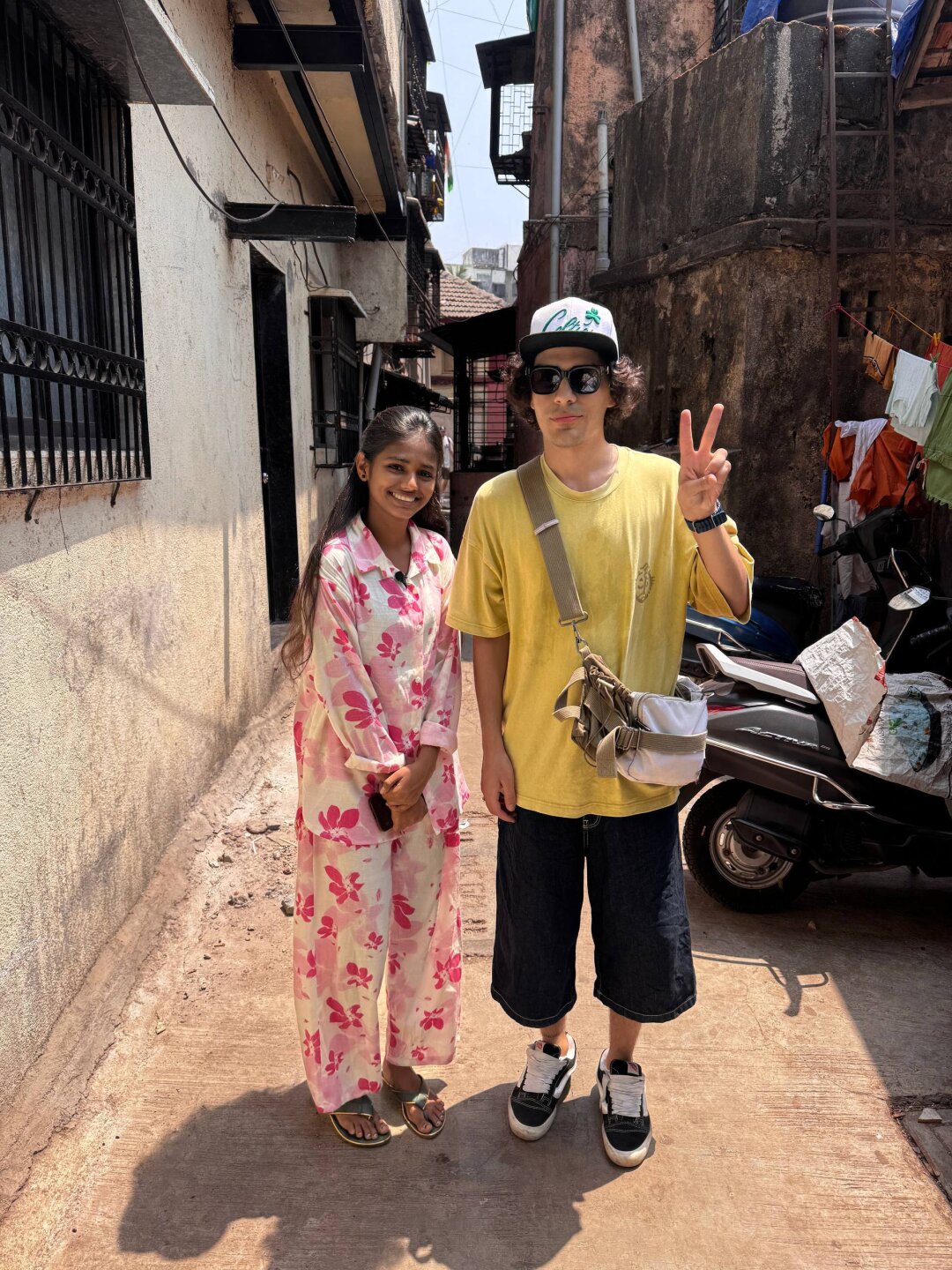 Индийская модель из трущоб Мумбаи Малиша Харва и Вова Капри