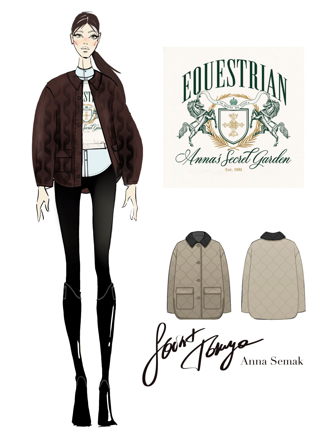 Дикий эксклюзив! Превью капсульной коллекции Anna's Secret Racing из коллаборации Анны Семак с основателем бренда Saint-Tokyo Юрой Питениным