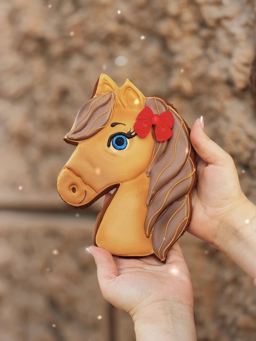 Пряник-гигант «Огненная лошадка»