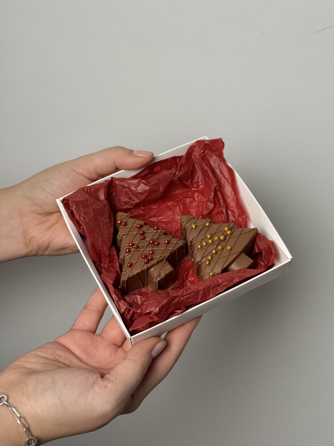 Сет из двух мини-елочек с дубайской начинкой