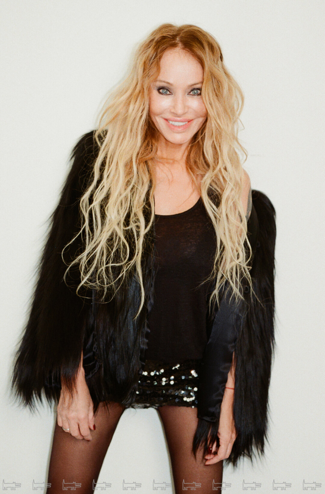 Галина Дувинг в бурке из колобуса