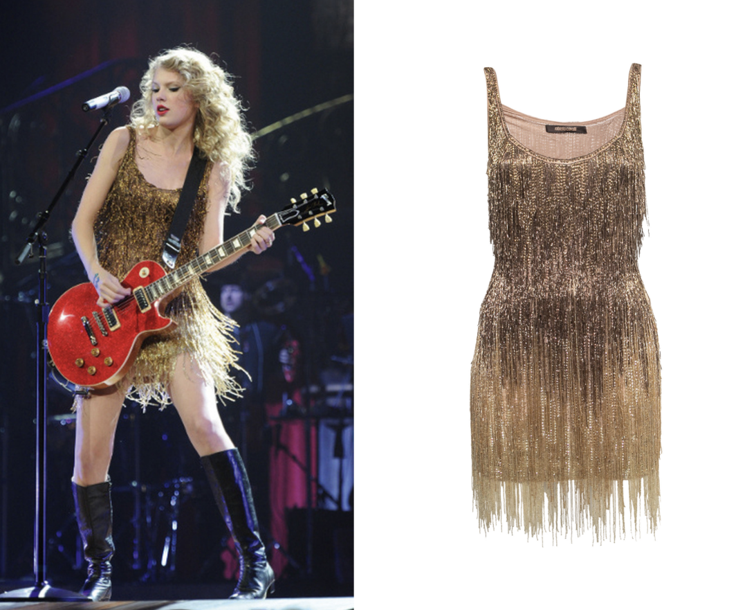 Тейлор Свифт Экземпляр иконического платья из коллекции Roberto Cavalli осень-зима 2004 хранится в нью- йоркском Институте костюма, но известно оно