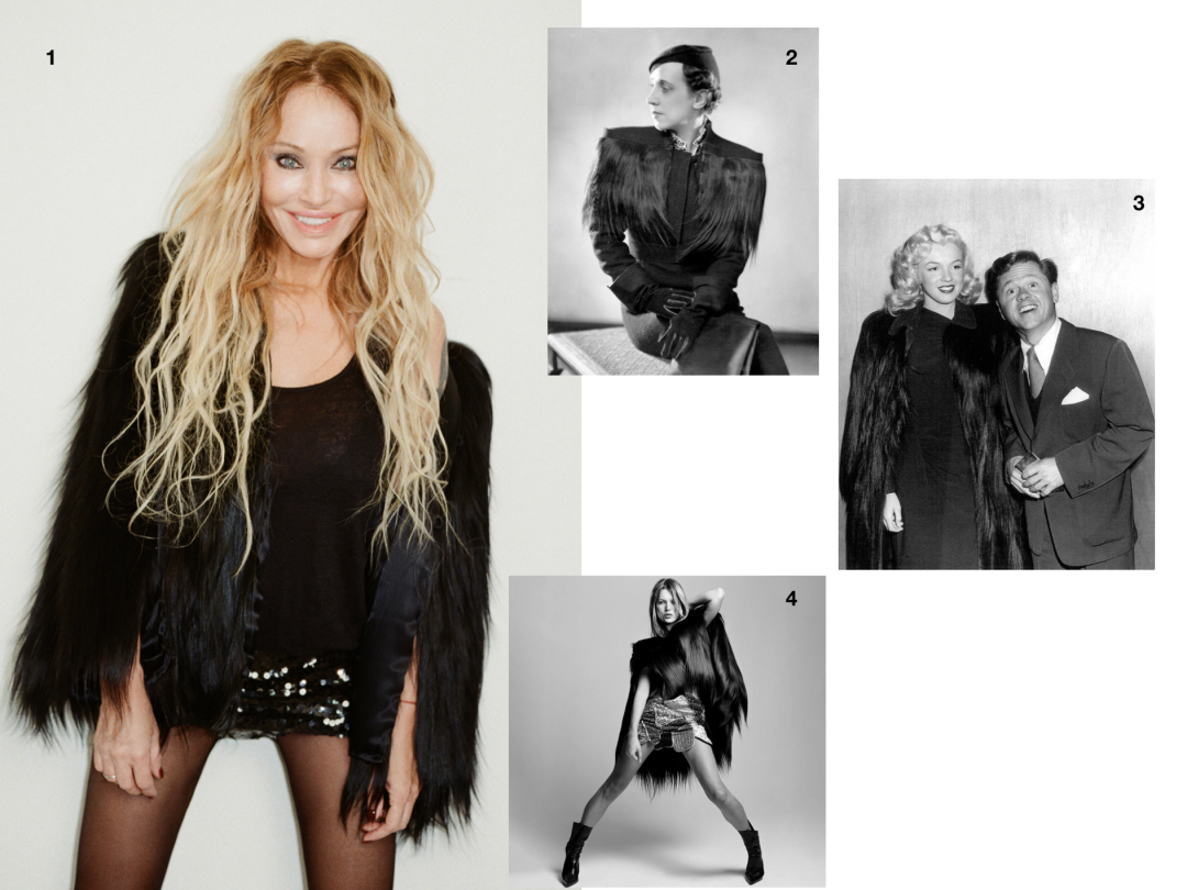 Шуба как у Монро Использовать натуральный мех колобуса — особого вида древесных обезьян — обожала Эльза Скиапарелли (2). С 1950-х его добыча была