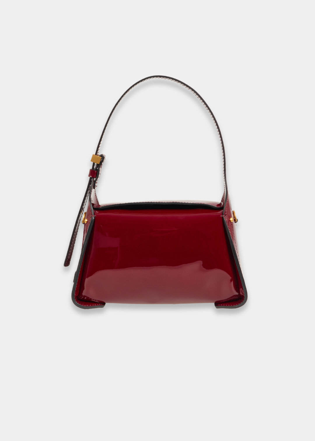 Выходим в свет с лаковой бордовой сумкой от Gianni Chiarini