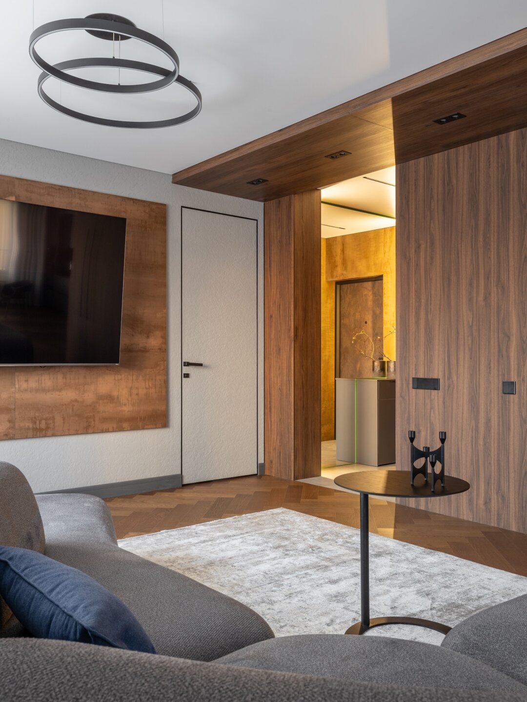 Дверь Profil Doors, модель под покраску с кромкой в цвете «Деоре». Проект Виктории Мусиной