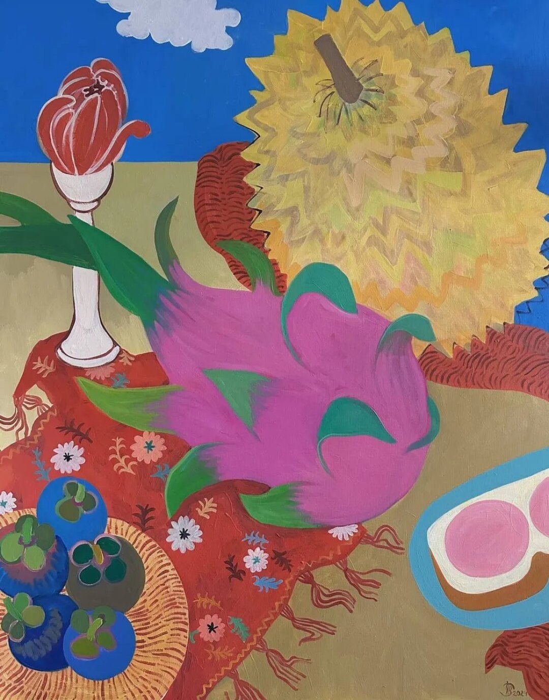 Картина «Ресторан» Леры Поповой, Sample, 200 000 руб.