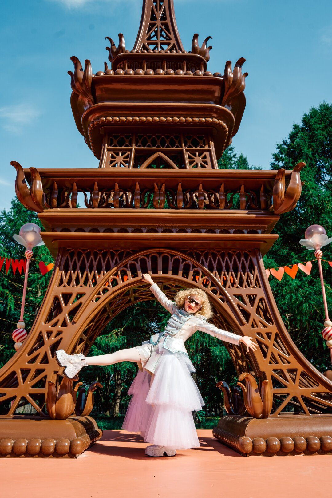 Ева Смирнова в роли Сони на съемках «Чебурашки 2»