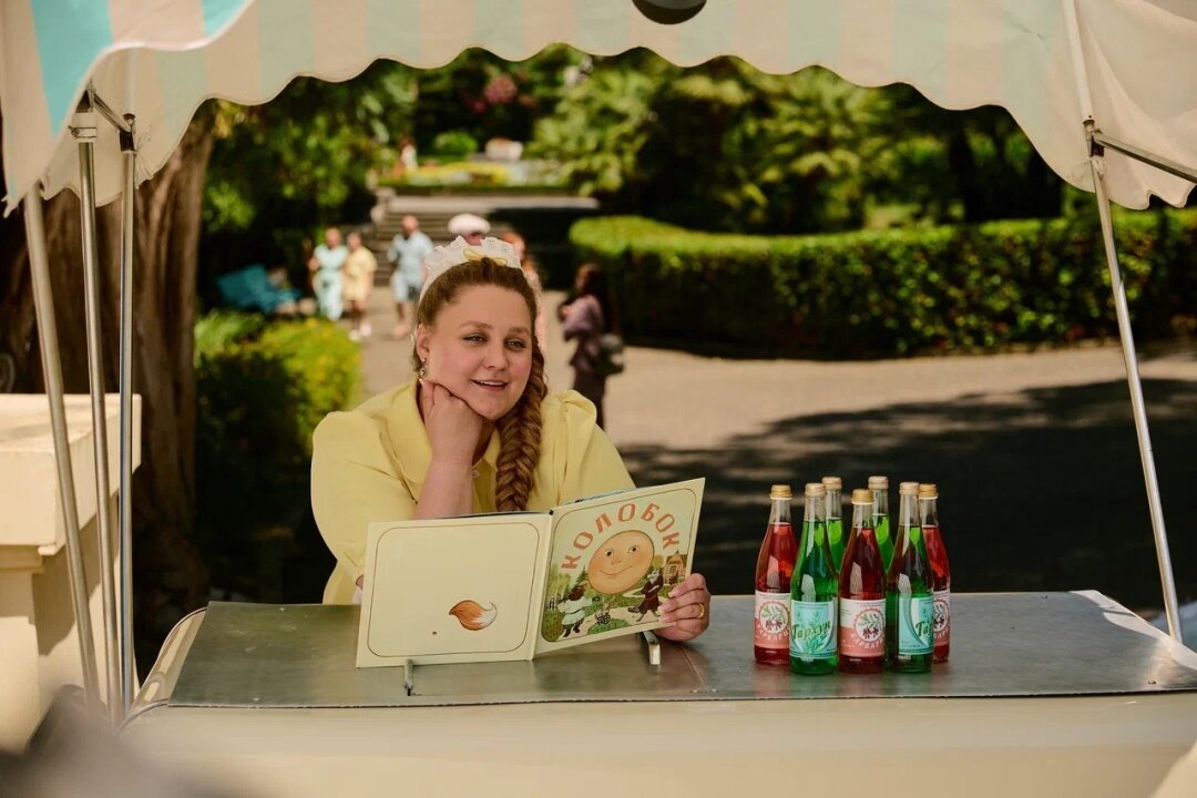 Софья Зайка в роли Гали на съемках «Чебурашки 2»