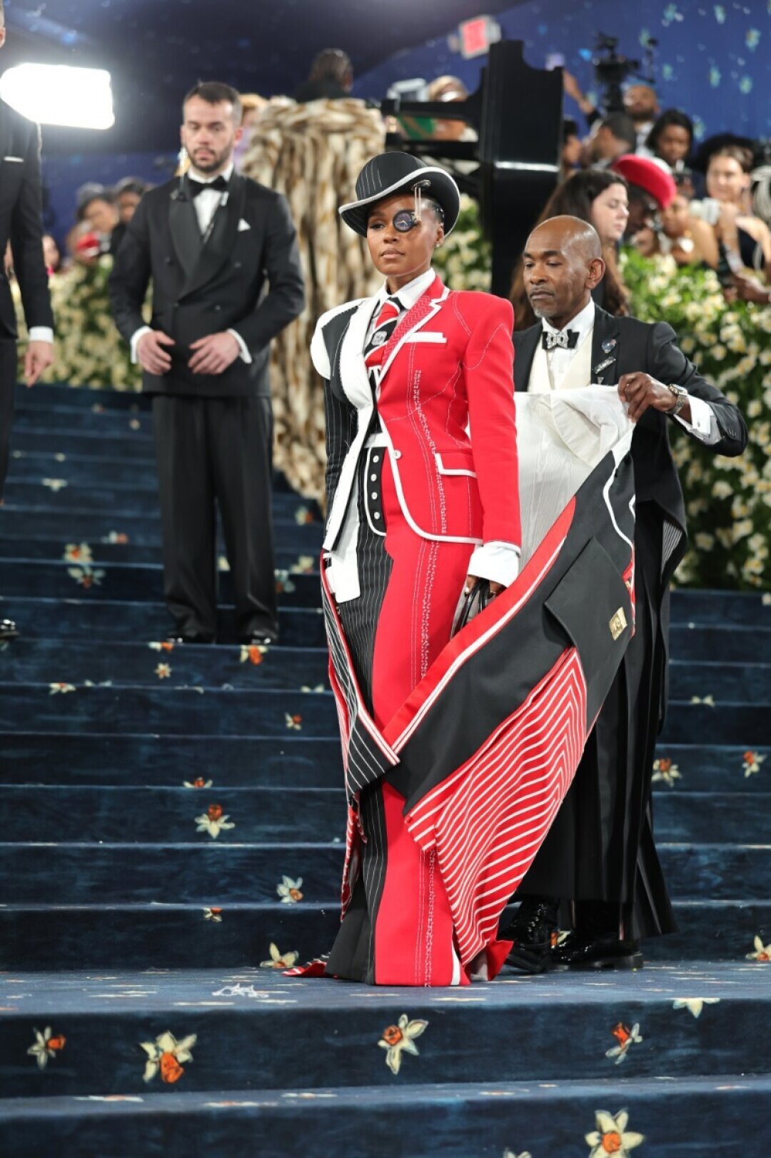 Жанель Монэ в Thom Browne на Met Gala 2025