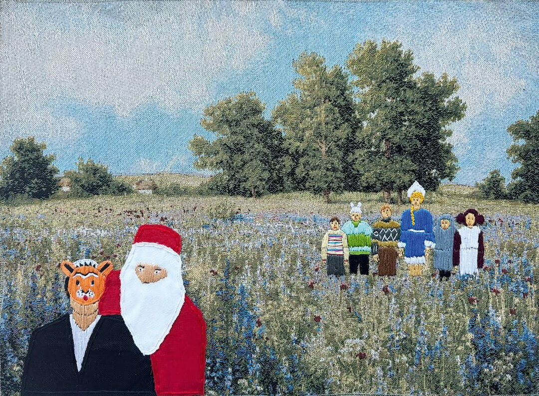 «Привет, гобелен» Саша Браулов, DiDi Gallery, 100 000 руб.