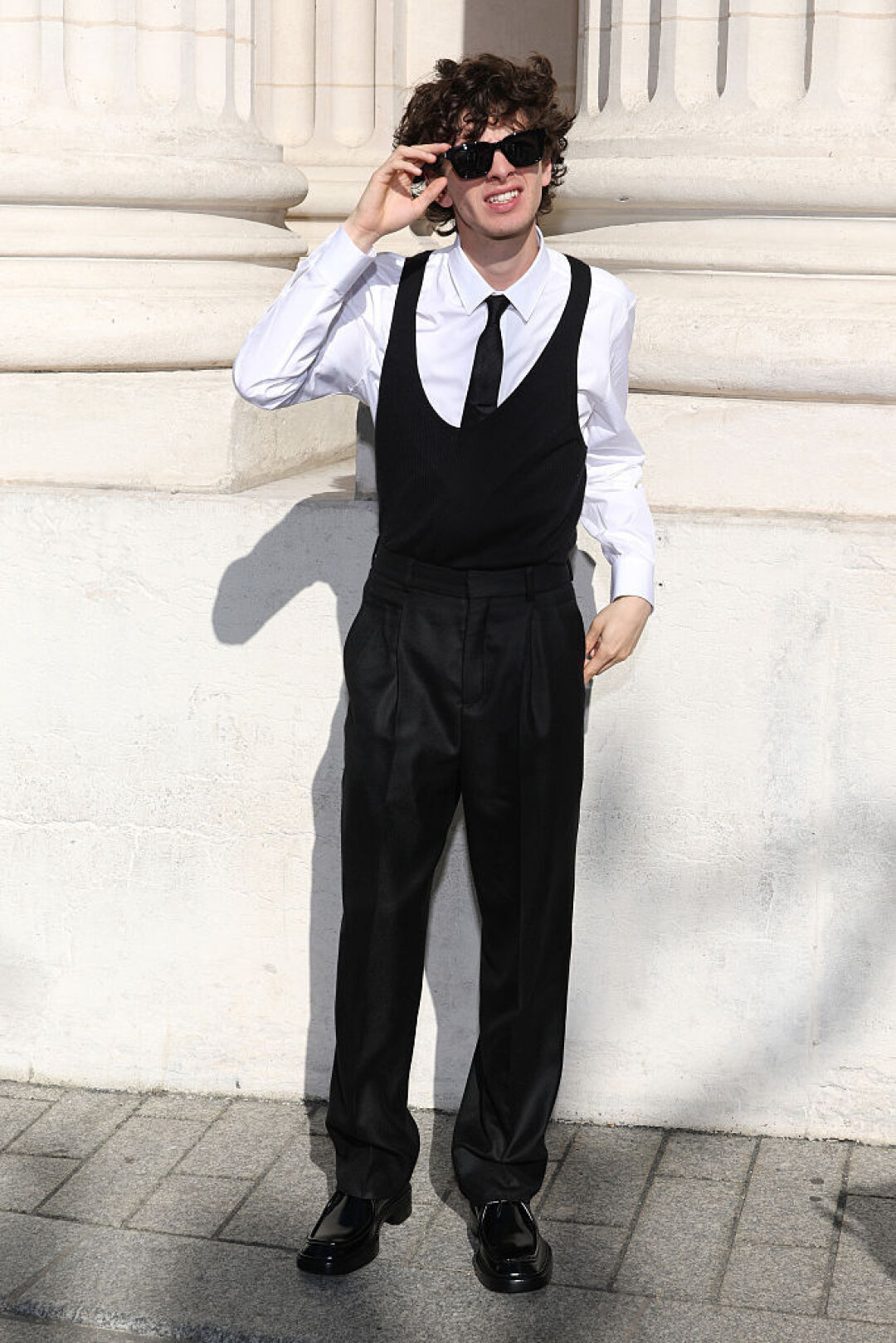 Марк Эйдельштейн на показе Saint Laurent SS'26