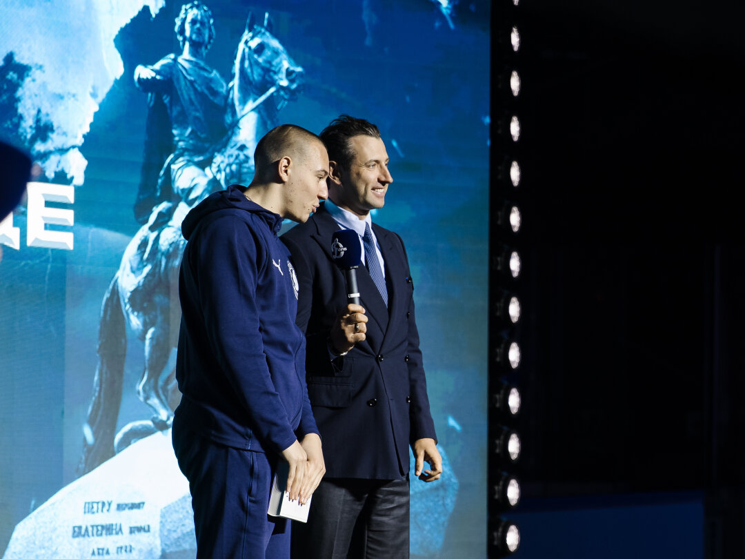 Роман Ротенберг на презентации ХК «Динамо-СанктПетербург»