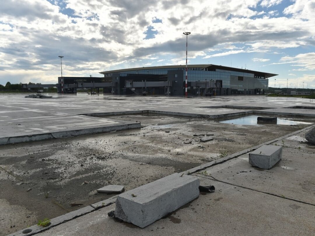 Реконструкция перрона в аэропорту Большое Савино