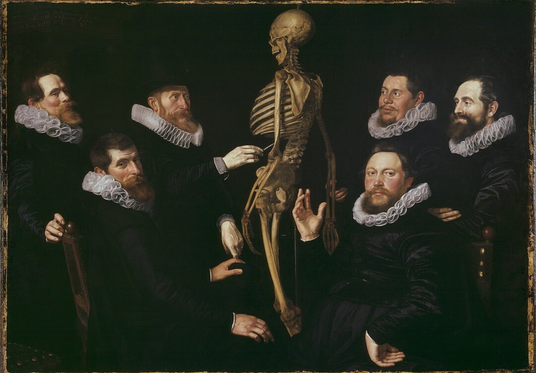 Николаес Пикеной. Урок остеологии доктора Себастиана Эгбертса. 1619