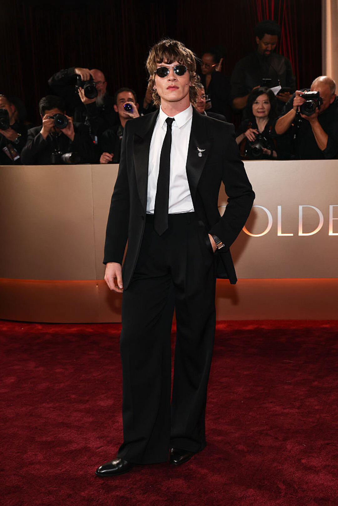 Коннор Сторри в Saint Laurent