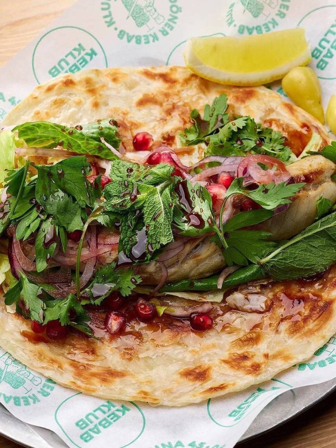 Роти кебаб со скумбрией из Kebab Klub