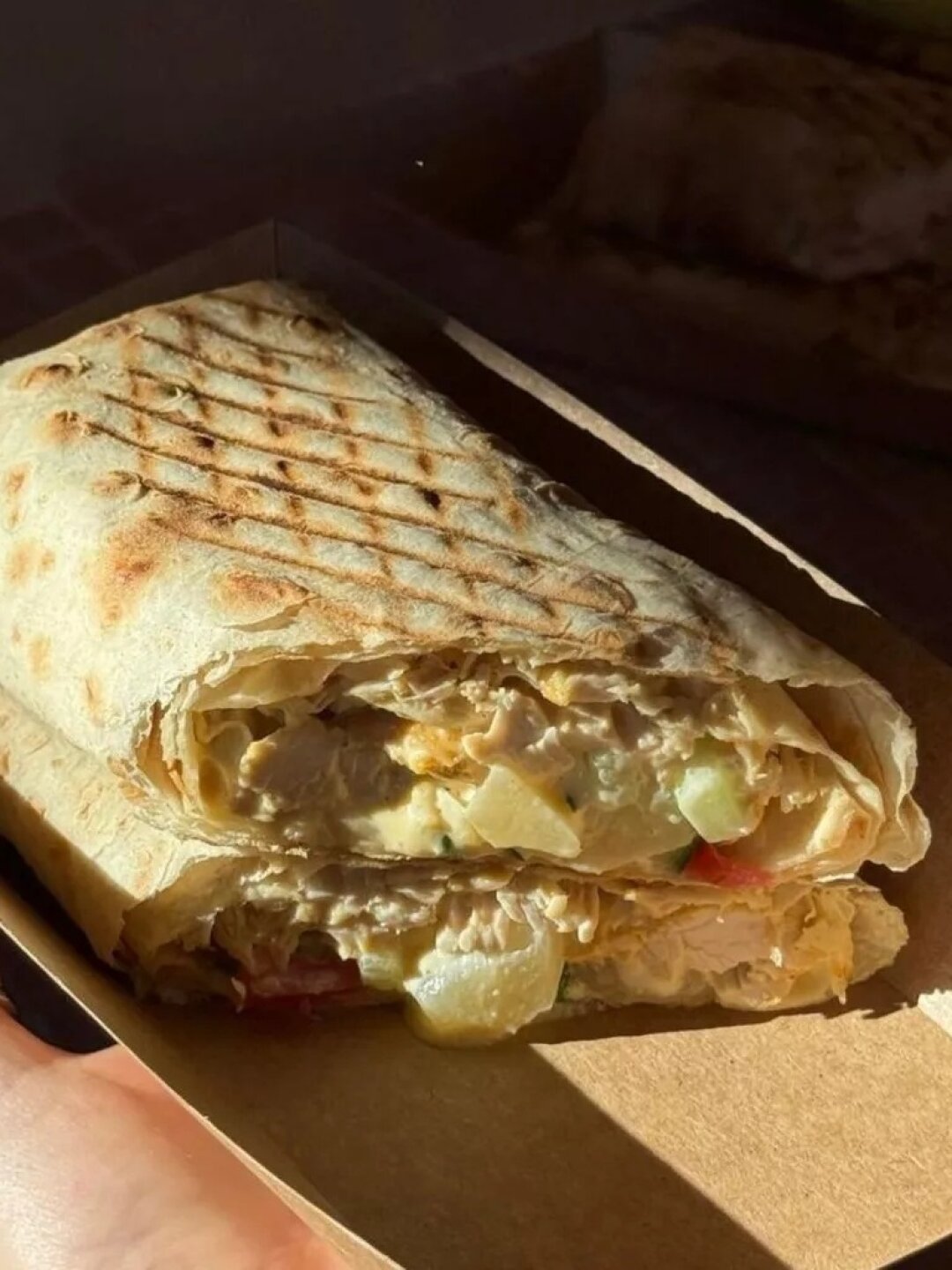 Шаурма «Гавайская» из «Кафедры»