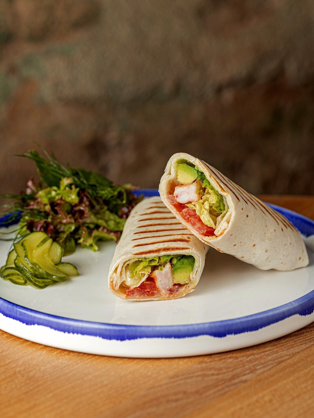 Тортилья с креветкой в Red BBQ