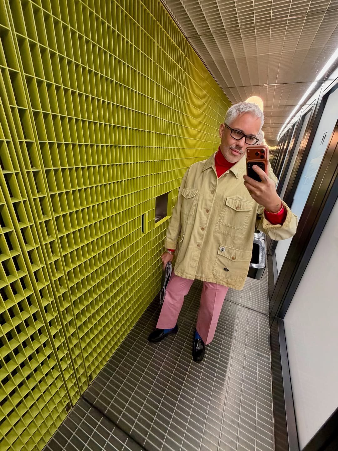 Александр Рогов на показе Prada