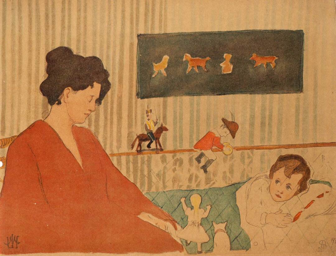 Мария Шретер. Книжка про мальчика Никса. 1911