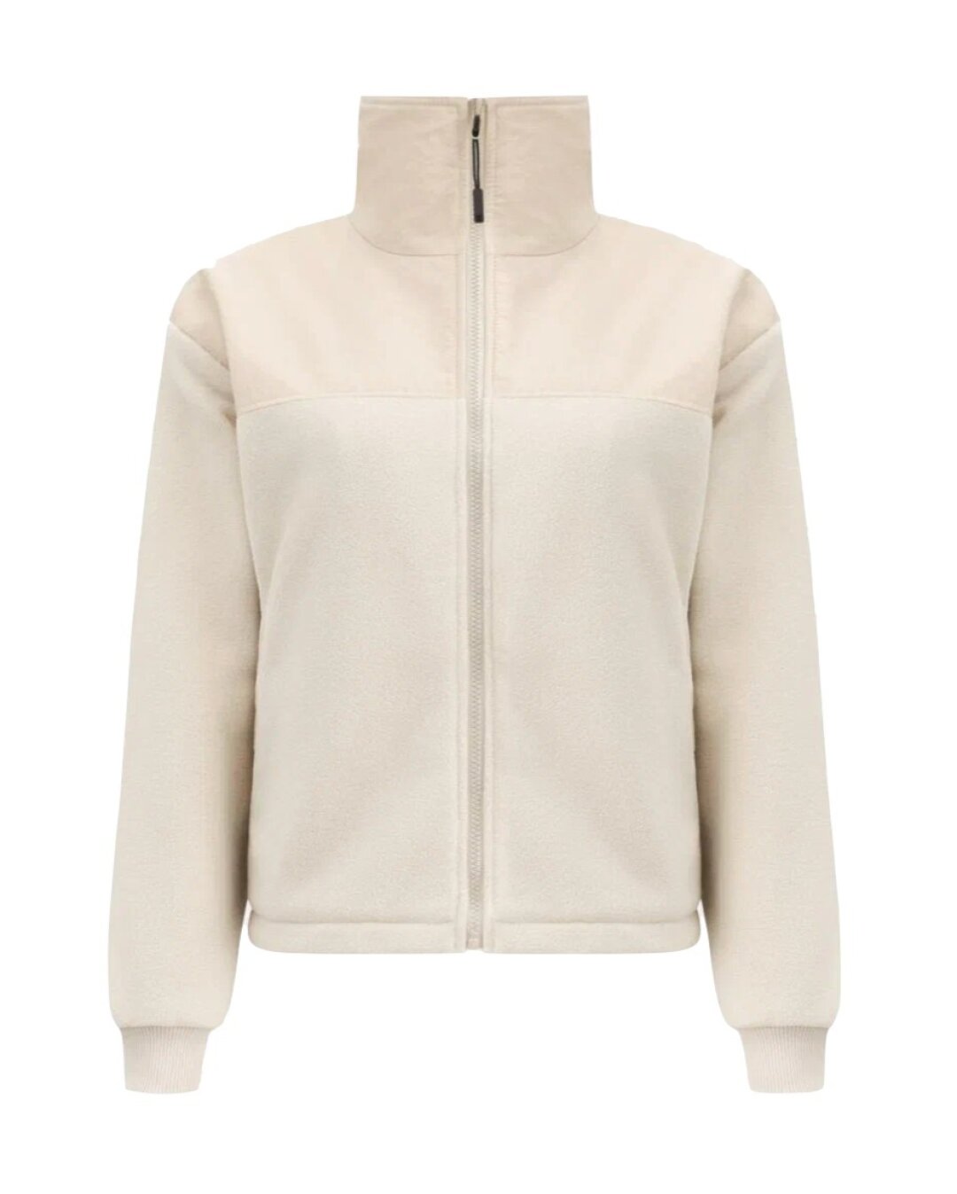 Толстовка Anna Rachele, No One, 17 190 руб. Отрабатываем сразу два тренда — оттенок Cloud Dancer (цвет года по мнению Pantone) и высокий ворот-стойка