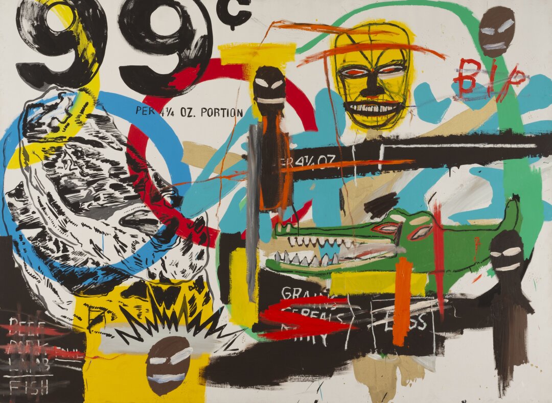 Жан-Мишель Баския, Энди Уорхол. Без названия. 1984