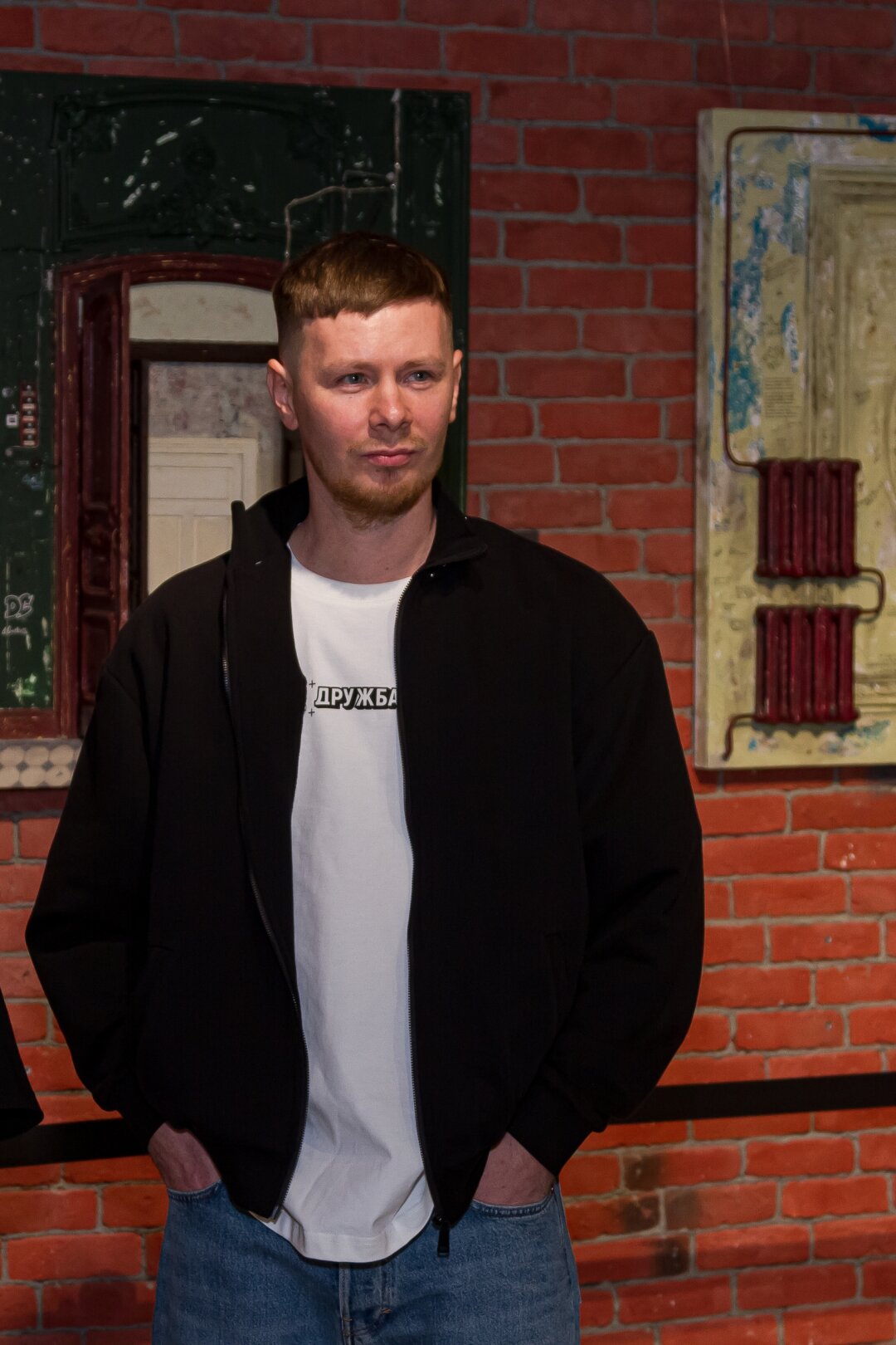 Дмитрий Хлебников на персональной выставке в Перми