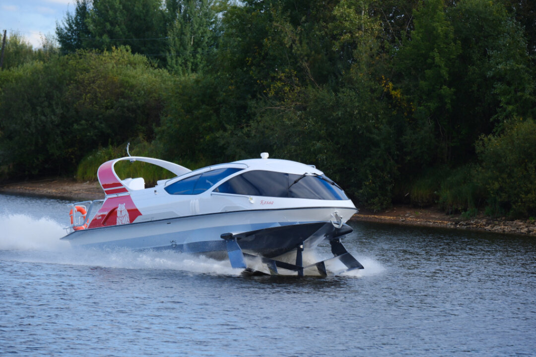 Катер Looker на испытаниях в Пермском крае