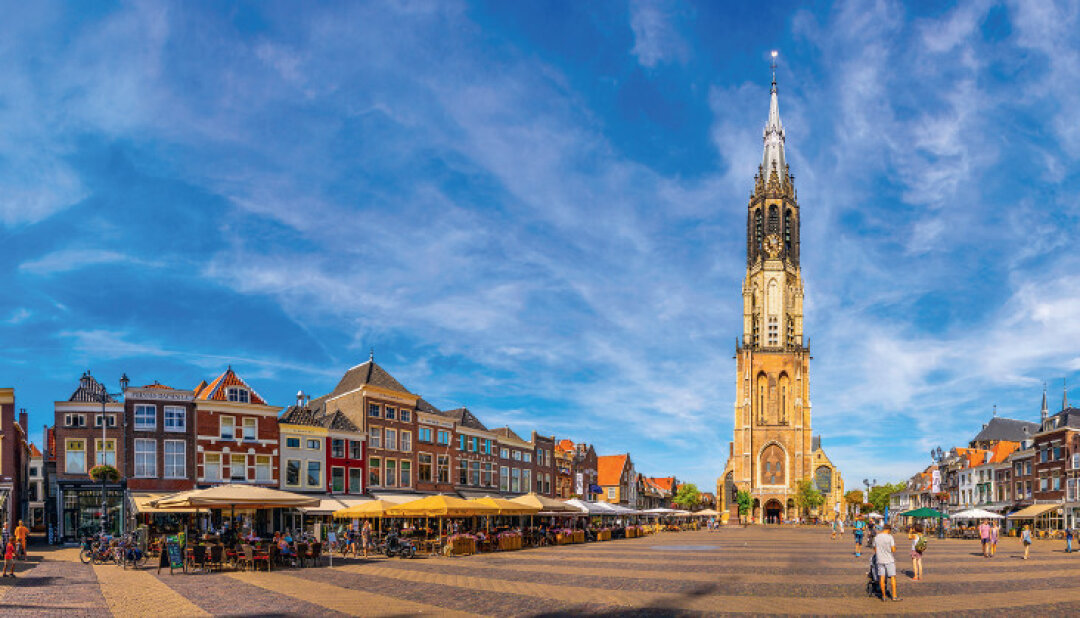 Вид Новой церкви в Делфте