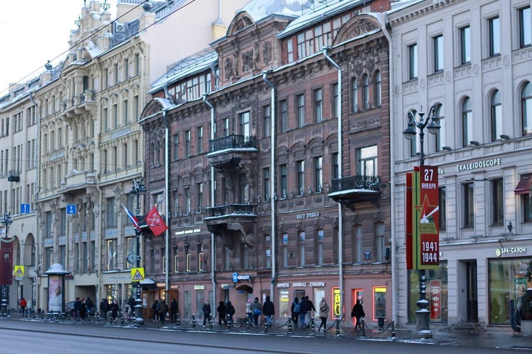 Исторический фасад дома Александровского