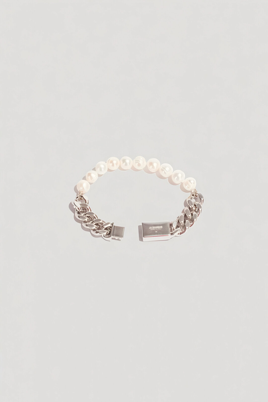 Цепной браслет Jil Sander с жемчужной цепочкой