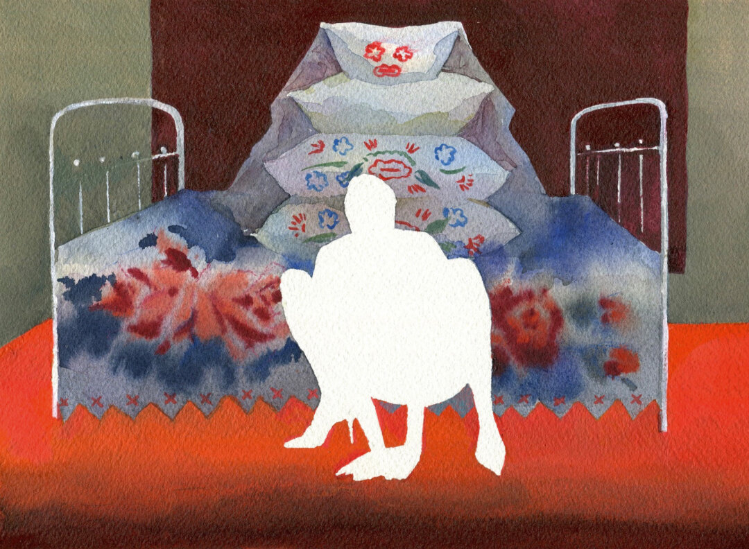 Алина Кугуш. «Невеста». 21×29 см. Акварель, бумага. 2020