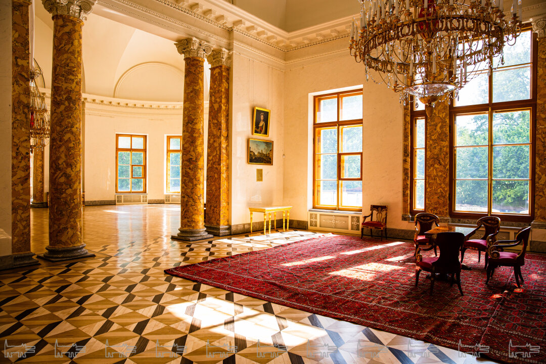 Парадные залы Александровского дворца в «Царском селе»