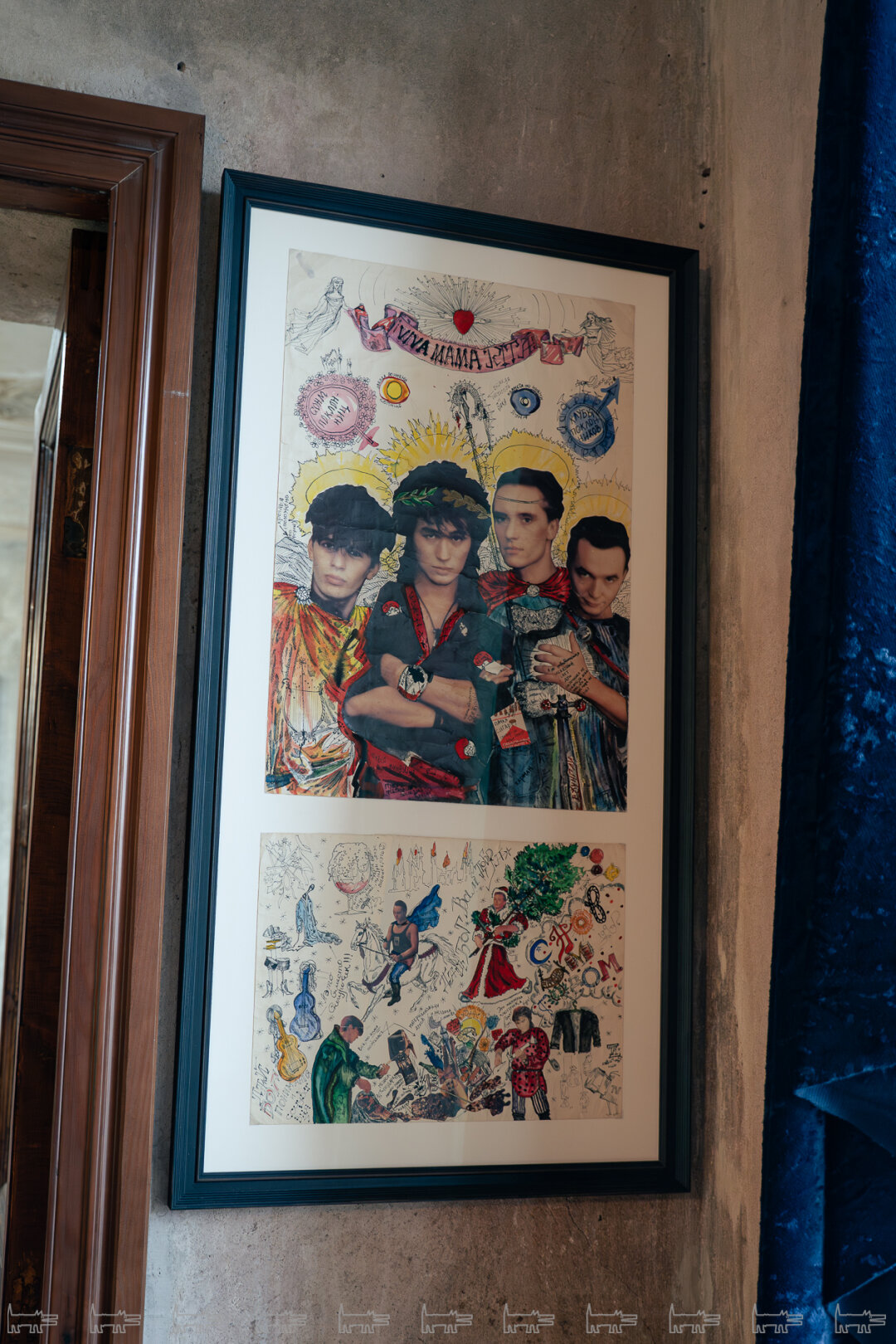 Коллажи, созданные музыкантами группы «Кино»