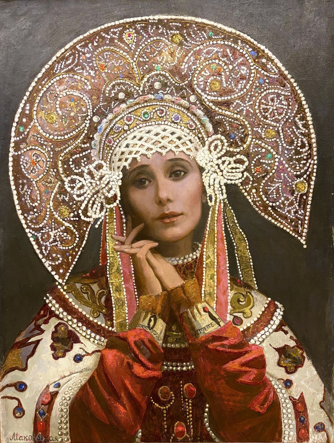 Вартан Оганян. Анна Павлова в русском костюме. 2024