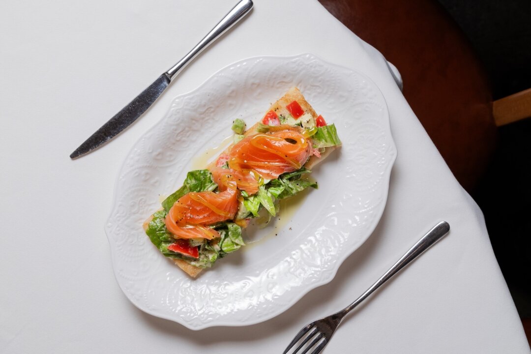 Блин с форелью в «Магадане»